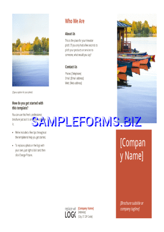 Brochure Template 5 docx pdf free